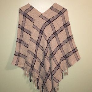 Tan Plaid Knit